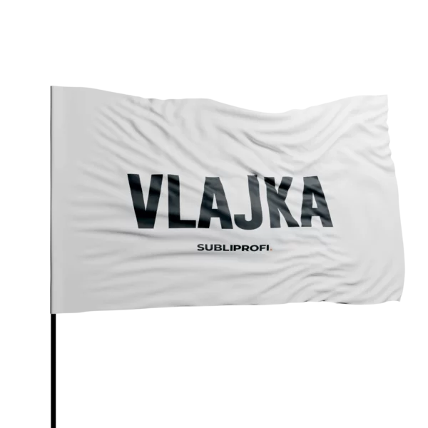 Vlajka s vlastním potiskem - tunel vlevo